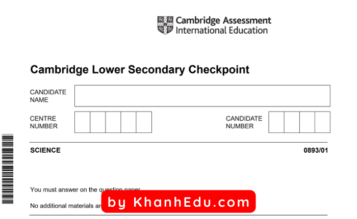 Solving Past Papers – Lower Secondary Checkpoint Science